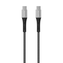 Cabo Usb-c para Usb-c Geonav 1,2m Nylon Trançado Preto 1,20m - 8