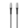 Cabo Usb-c para Usb-c Geonav 1,2m Nylon Trançado Preto 1,20m - 8