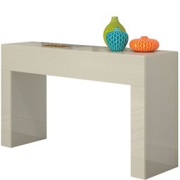 Aparador Decorativo para Sala de Estar 102cm Belli D03 Off White Brilho - 1