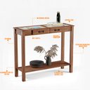 Ver imagem 3 de Aparador Sala de Estar New Rústico W02 Madeira Maciça Imbuia