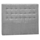 Ver imagem 1 de Cabeceira Queen Pequim P04 160 Cm Suede Cinza Tca 940