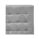 Ver imagem 2 de Cabeceira Queen Pequim P04 160 Cm Suede Cinza Tca 940