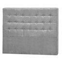 Ver imagem 4 de Cabeceira Queen Pequim P04 160 Cm Suede Cinza Tca 940