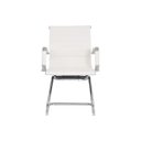 Ver imagem 2 de Cadeira de Escritório Interlocutor Stripes Fixa Pu Branca