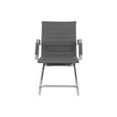 Ver imagem 2 de Cadeira de Escritório Interlocutor Stripes Fixa Pu Cinza