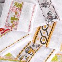 Ver imagem 2 de Kit 12 Pano de Copa Buongusto Atoalhado Algodão Felpudo 44x65 Branco