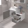 Kit Gabinete Banheiro Completo com Armário Cuba Espelheira Cross 80cm - 2