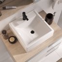 Ver imagem 2 de Conjunto Gabinete Banheiro Completo Prisma 60cm