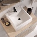 Ver imagem 2 de Conjunto Gabinete Banheiro Completo Prisma 60cm - Madeirado Inteiro