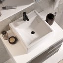 Ver imagem 2 de Conjunto Gabinete Banheiro Completo Prisma 60cm