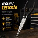 Ver imagem 4 de Alicate Extra Longo de Bico Reto Profissional 11 Polegadas Aco Cabo Emborrachado Multiuso Pesca Peix