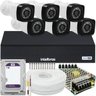 Kit Dvr Intelbras 6 Canais H.265 6 Câmeras Full Hd 1t Purple - 1