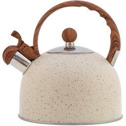 Chaleira Aço Inox Esmaltada com Apito Marmol 2,5l Indução - 1