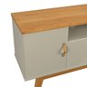 Rack Sirius 0.90 para Sala Tv 32 Polegadas - 3 Cores:off White/cinamomo - 4