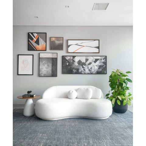 Sofá Circle - Linho Off White