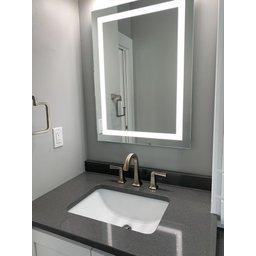 Espelho Led 80x100 Botão Touch Luz 3 Cores Fria Neutra Quente Retangular Jateado 1,00 X 0,80 - 7