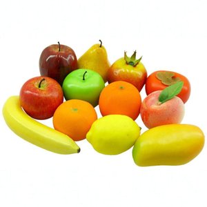 Kit de Frutas Decorativas 12 Frutas Sortidas para Transformar Sua Decoração