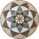 Ver imagem 1 de Mandala Indiana I Piso Mosaico 70cm