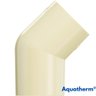 Joelho 45° Graus Aquatherm Soldável Cpvc Bege Para Tubo Água Quente 1” Polegadas De 28mm Tigre - 3