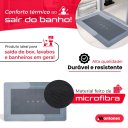 Ver imagem 2 de Tapete Mágico Absorvente Antiderrapante Secagem Rápida Borracha Banheiro