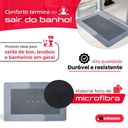 Ver imagem 2 de Tapete Mágico Absorvente Antiderrapante Secagem Rápida Borracha Banheiro