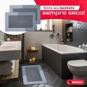 Ver imagem 3 de Tapete Mágico Absorvente Antiderrapante Secagem Rápida Borracha Banheiro