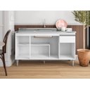 Ver imagem 2 de Balcão Gabinete Tatiane P/cozinha Multiuso 150cm Ajl Móveis