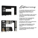 Ver imagem 6 de Armário de Cozinha Completa 5 Peças Milão Menu Móveis Preta