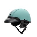 Ver imagem 1 de Capacete Coquinho Scooter Moto Elétrica Bike Couro Turquesa