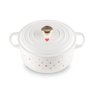 Panela Corações 22cm Le Creuset Signature 3,3L Branco - 1