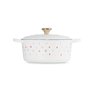 Panela Corações 22cm Le Creuset Signature 3,3L Branco - 3