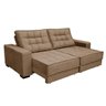 Sofá Retrátil e Reclinável 2,30m Suede Coliseu - 2