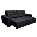 Ver imagem 2 de Sofá Retrátil e Reclinável 2,90m Suede Coliseu