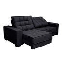 Ver imagem 4 de Sofá Retrátil e Reclinável 2,90m Suede Coliseu