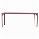 Ver imagem 3 de Mesa Retangular Haiti Tampo Ripado em Alumínio para Cozinha, Edícula, Área Trama Original