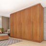 Guarda Roupa Casal 100% Mdf 6 Portas 6 Gavetas Realeza Tcil Tcil Móveis Guarda Roupa Casal Realeza 1 - 1
