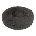 Ver imagem 1 de Caminha Nuvem Pet Redonda Pelúcia Cachorros Gatos Tam M 50cm Cor Preto Desenho Liso