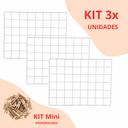 Ver imagem 2 de Kit 3X Und Suporte de Foto de Ferro 40x30 Branco Mural de Foto + Mini Prendedores