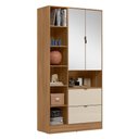 Ver imagem 1 de Armário Multiuso Ambiente Joy com Espelho Tênis, Toalhas:amendola/off White