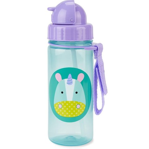 Garrafa Infantil Flip 384 Ml Zoo Unicornio - Skip Hop