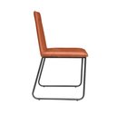 Ver imagem 7 de Kit 10 Cadeiras de Jantar Cozinha Industrial Lexa Veludo - Élpis Móveis - Terracota - Preta
