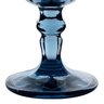 Jogo com 6 Taças Diamante de Vidro Azul de Agua ou Suco 260ml - 4