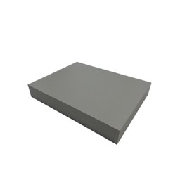 Tampa de Proteção Fogão Cooktop 4 Bocas em Mdf Cinza 52x60 - 1