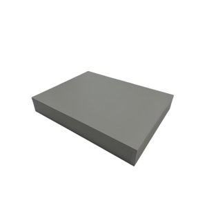 Tampa de Proteção Fogão Cooktop 4 Bocas em Mdf Cinza 52x60