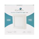 Ver imagem 6 de Plafon Sobrepor Quadrado 18w Bivolt - 4000k