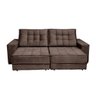Sofá Retrátil e Reclinável 3,10m Suede Coliseu - 3