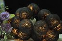 Ver imagem 3 de Fio de Bolinhas Halloween Dia Das Bruxas Preto Pilha Led 3m