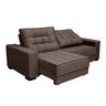 Sofá Retrátil e Reclinável 2,50m Suede Coliseu - 4