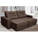 Ver imagem 1 de Sofá Retrátil e Reclinável 2,50m Suede Coliseu