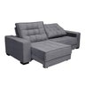 Sofá Retrátil e Reclinável 3,10m Suede Coliseu - 4